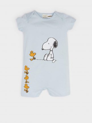 لباس نوزاد پسر آبی روشن دفکتو