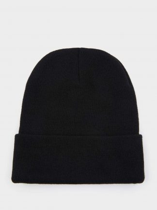 کلاه بافت مردانه مشکی دفکتو