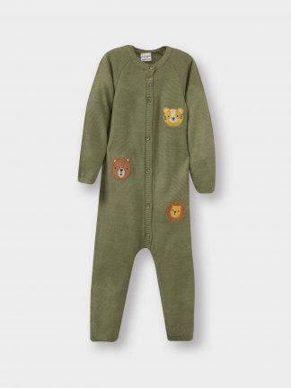 سرهمی نوزاد پسر خاکی روشن دفکتو