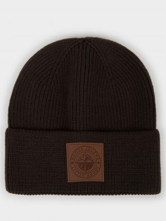 کلاه بافت مردانه قهوه ای دفکتو