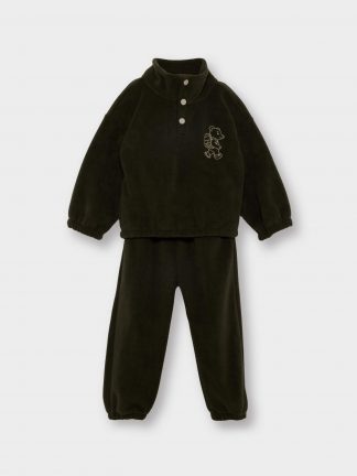 ست لباس نوزاد پسر خاکی تیره دفکتو