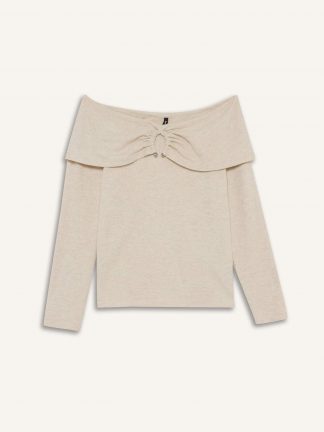 تیشرت زنانه بژ دفکتو