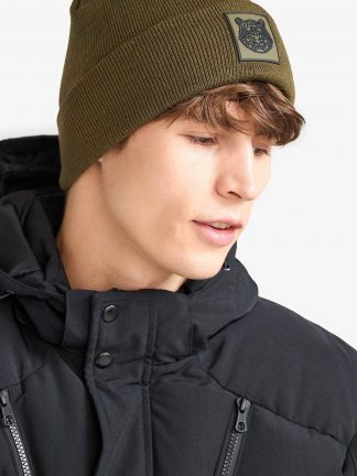 کلاه بافت مردانه خاکی دفکتو