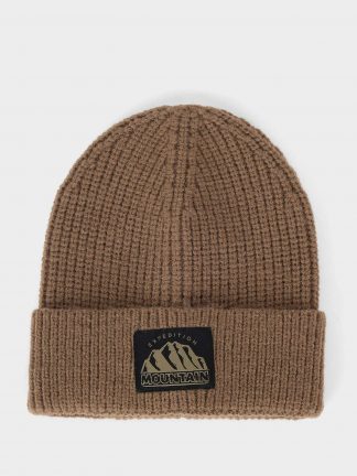 کلاه بافت مردانه خاکی دفکتو