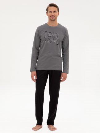 لباس راحتی مردانه خاکستری تیره پیرکاردین