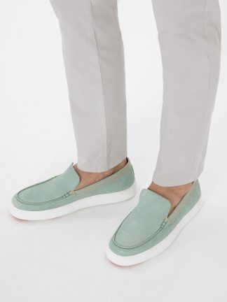 کفش لوفر مردانه نعنایی کاشارل