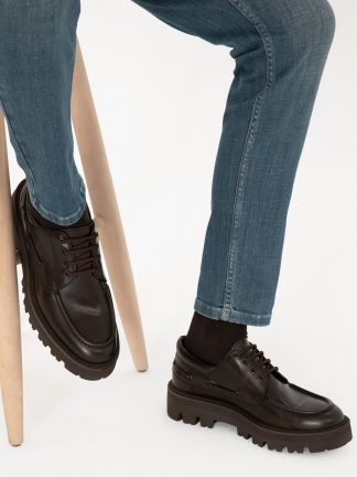 کفش رسمی مردانه قهوه ای کاشارل