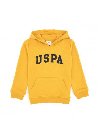 هودی پسرانه زرد تیره یو اس پولو