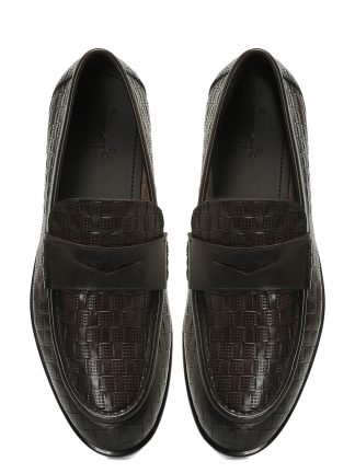 کفش موکاسین مردانه قهوه ای مدل SALERNO 5FX اینجی تصویر ۱