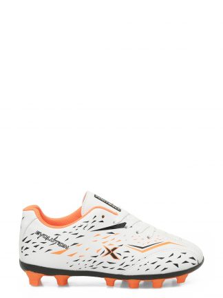 کفش فوتبال پسرانه سفید چمنی استوک دار مدل EVOLUTION AG F 5FX کینتیکس تصویر ۱