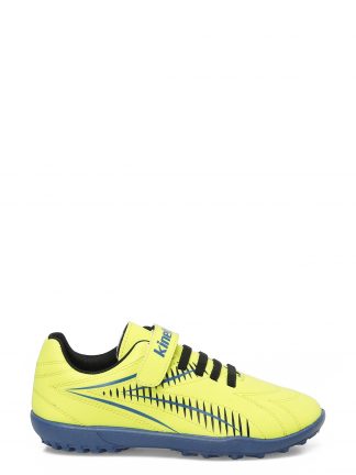 کفش فوتبال پسرانه زرد استوک ریز چمن مصنوعی مدل BAWEN TF F 5FX کینتیکس تصویر ۱