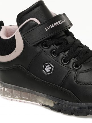 کفش کتانی دخترانه ساقدار مشکی مدل CAP HI 5PR لامبرجک تصویر ۱