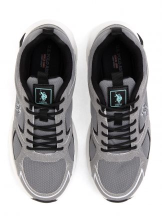 کفش کتانی و اسپرت مردانه خاکستری یو اس پولو