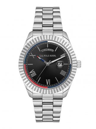 ساعت مچی مردانه خاکستری یو اس پولو