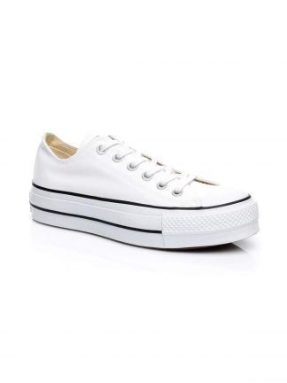 کفش کتانی زنانه سفید مدل Chuck Taylor All Star Lift کانورس تصویر ۱