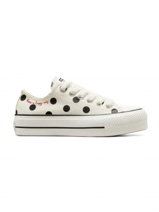 کفش کتانی زنانه طرحدار مدل Chuck Taylor All Star Lift کانورس تصویر ۱