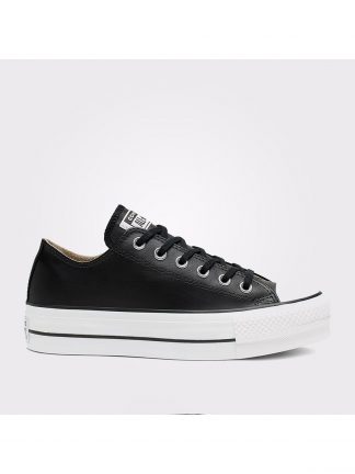 کفش روزمره زنانه مشکی مدل Chuck Taylor All Star Lift کانورس تصویر ۱