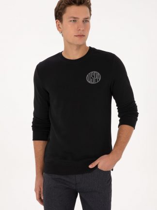 سویشرت مردانه مشکی یو اس پولو