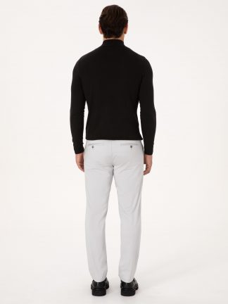 شلوار کتان مردانه خاکستری روشن کاشارل