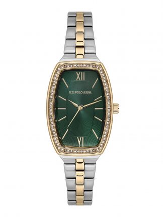 ساعت مچی زنانه طلایی یو اس پولو