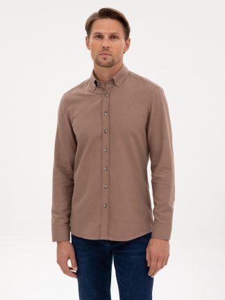 پیراهن آستین بلند مردانه راسویی پیرکاردین