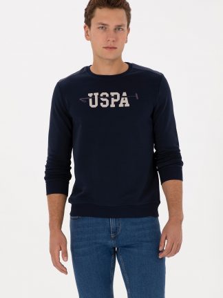 سویشرت مردانه سرمه ای یو اس پولو