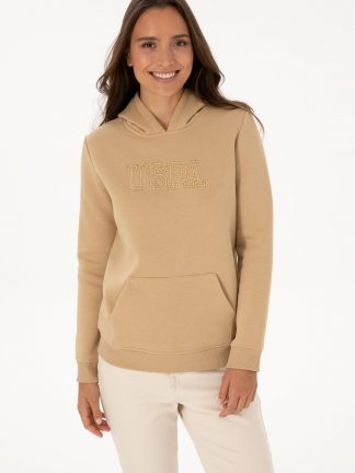 هودی زنانه بژ یو اس پولو