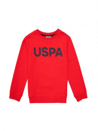 سویشرت پسرانه قرمز یو اس پولو