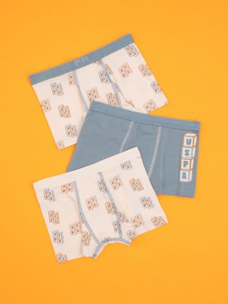 شورت پسرانه طوسی یو اس پولو