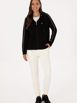 سویشرت زنانه مشکی یو اس پولو