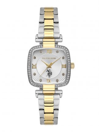 ساعت مچی زنانه طلایی یو اس پولو