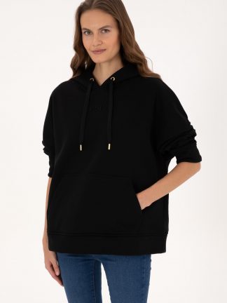 هودی زنانه مشکی یو اس پولو