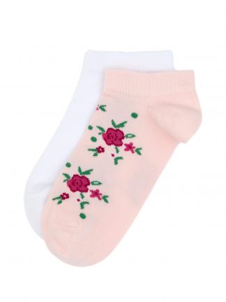 جوراب زنانه صورتی یو اس پولو