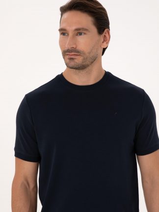 تی شرت مردانه سرمه ای کاشارل