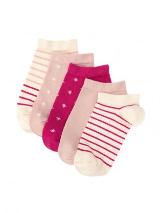 جوراب زنانه صورتی تیره یو اس پولو