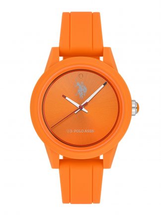ساعت مچی زنانه نارنجی یو اس پولو