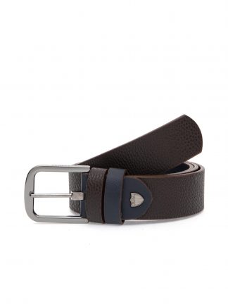 کمربند مردانه قهوه ای یو اس پولو