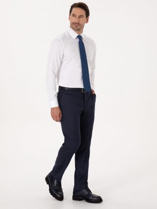 پیراهن رسمی مردانه سفید کاشارل