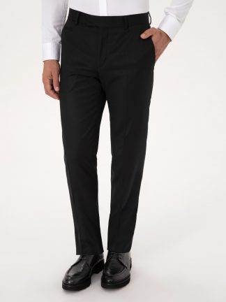 شلوار پارچه ای مردانه مشکی کاشارل