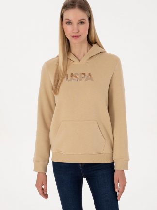 هودی زنانه بژ یو اس پولو