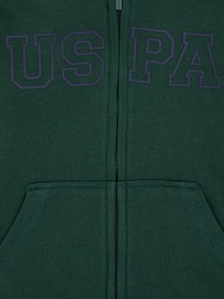 هودی پسرانه سبز تیره یو اس پولو