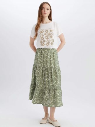 دامن میدی زنانه دفکتو تصویر ۱