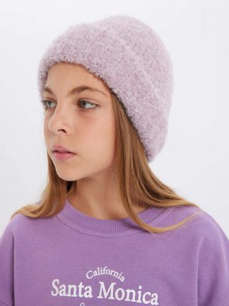 کلاه بافت دخترانه یاسی دفکتو تصویر ۱