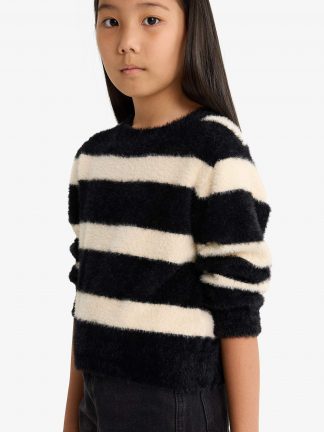 پلیور دخترانه مشکی دفکتو تصویر ۱