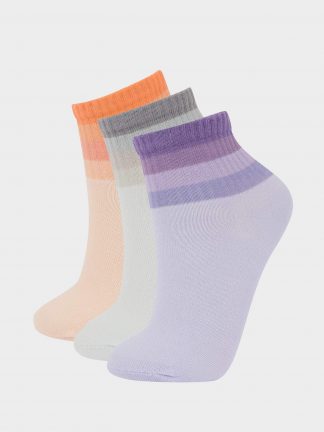 جوراب دخترانه چند رنگ دفکتو تصویر ۱