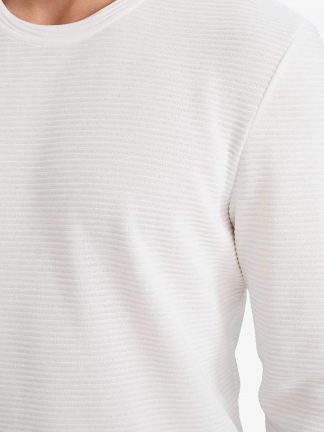 سویشرت مردانه سفید دفکتو تصویر ۱