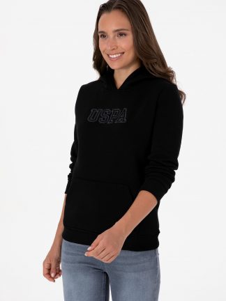 هودی زنانه مشکی یو اس پولو