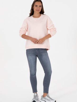 سویشرت زنانه صورتی روشن یو اس پولو