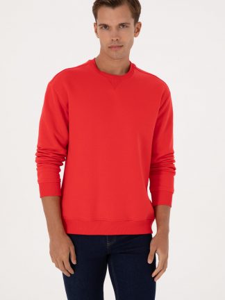 سویشرت مردانه قرمز یو اس پولو