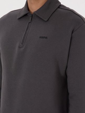 سویشرت مردانه خاکستری تیره یو اس پولو